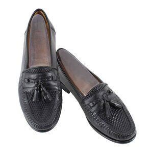 Sandro 9.5M Black Leather Men's Loafer Shoe